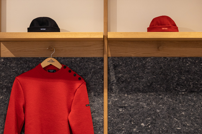 Un nouveau concept pour les boutiques SAINT JAMES