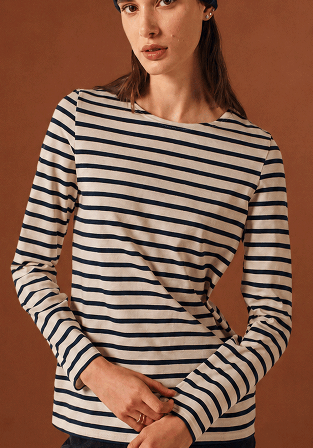 Marinière Minquidame (ECRU/MARINE)