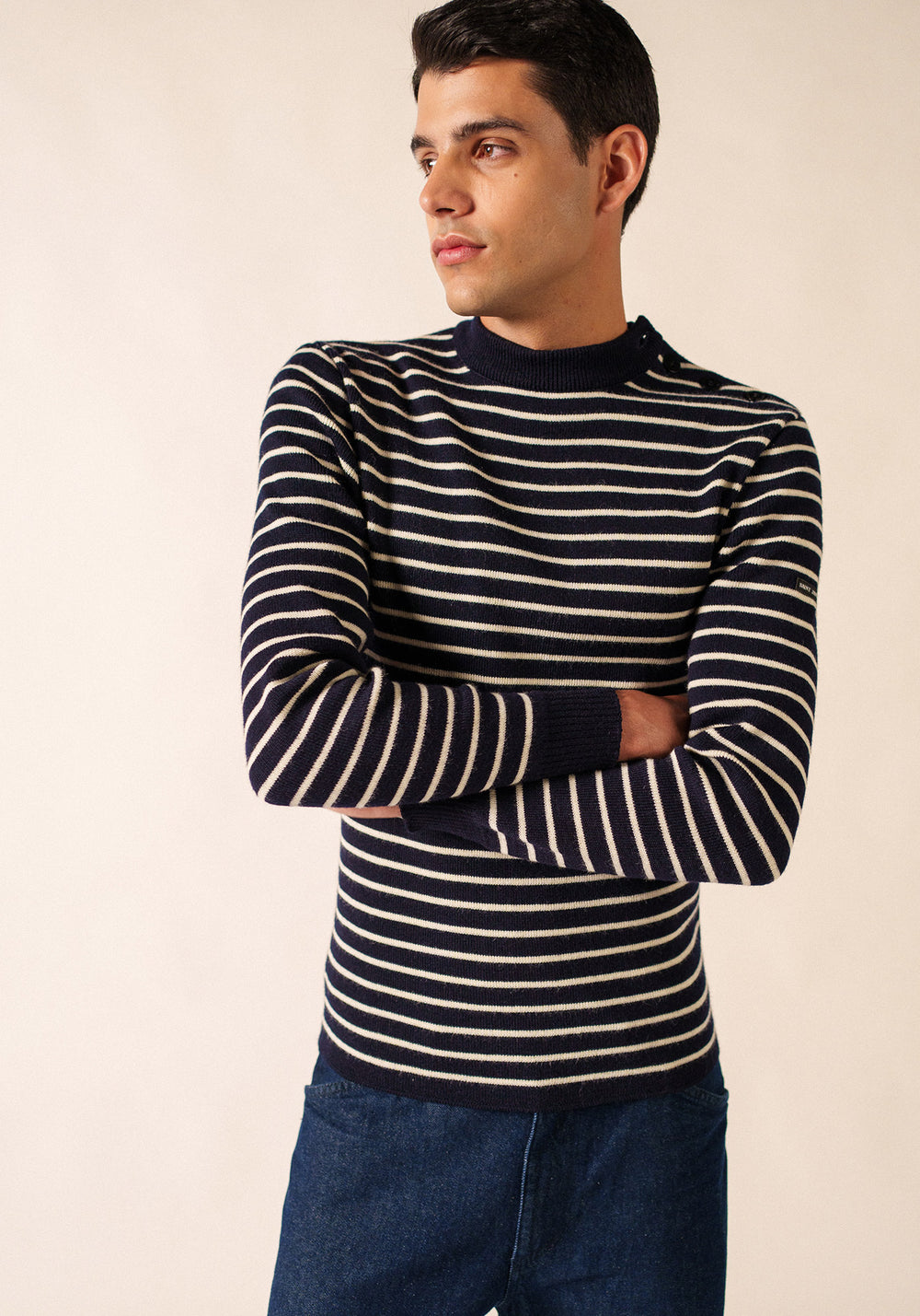 Pull marin Matelot (MARINE/ECRU)