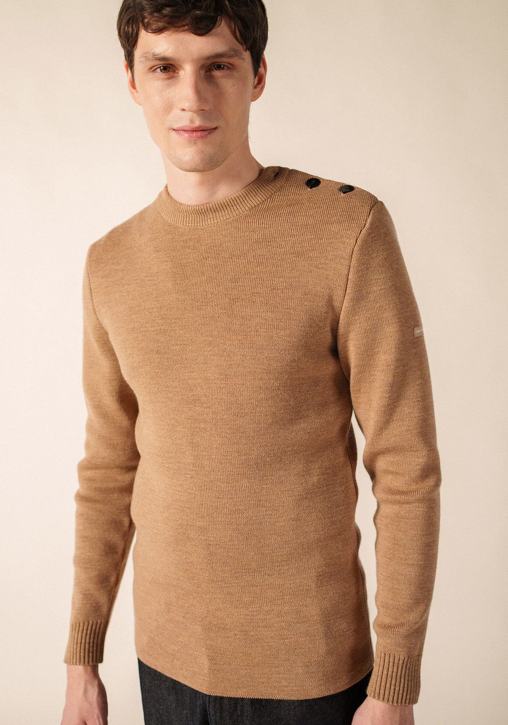 Pull marin Rochefort (BEIGE FONCE)