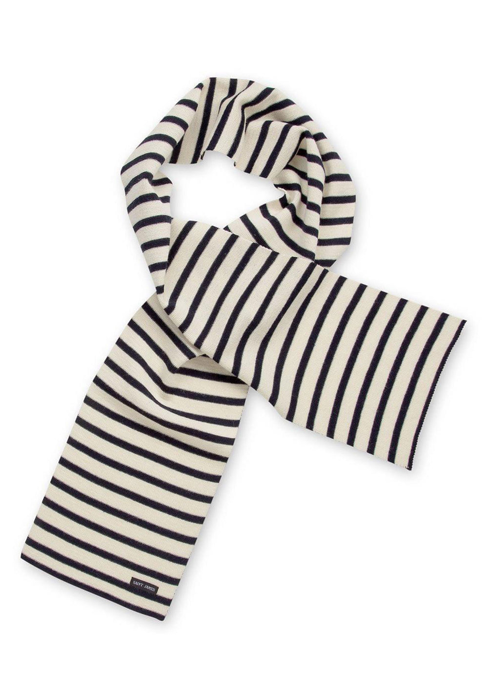 Echarpe rayée Scarf (ECRU/MARINE)
