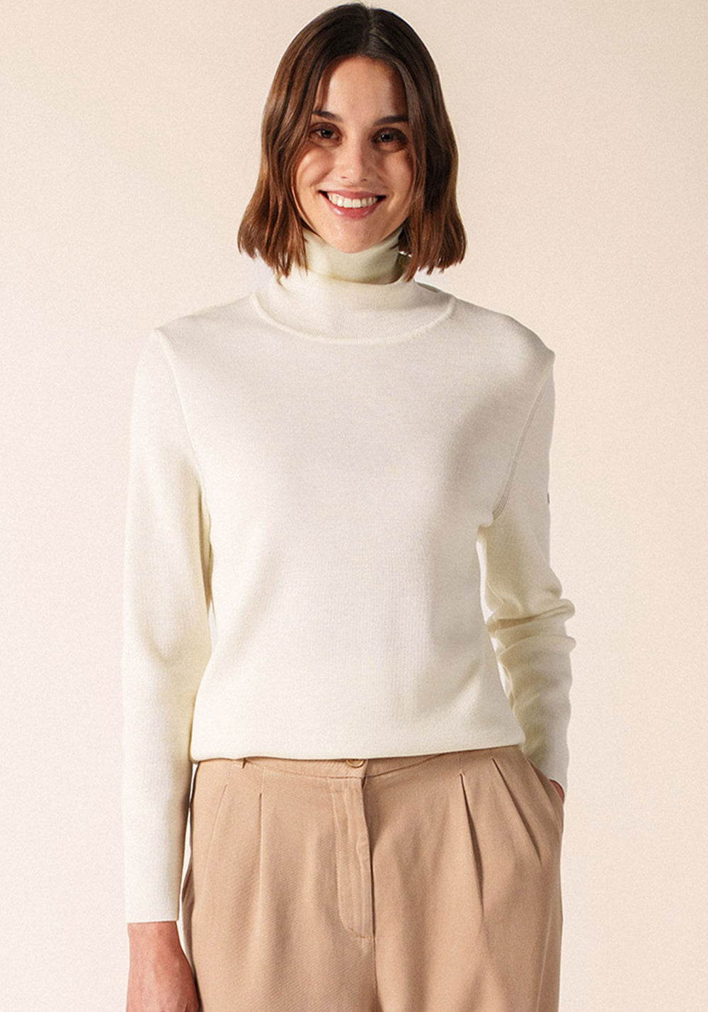 Pull Houat (BLANC)