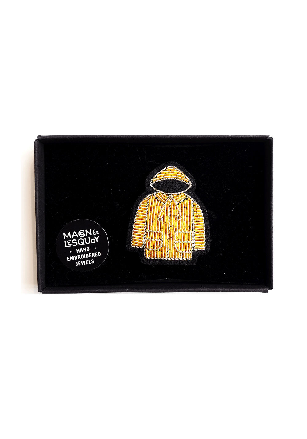 Broche brodée Ciré - SAINT JAMES x Macon & Lesquoy (OR)