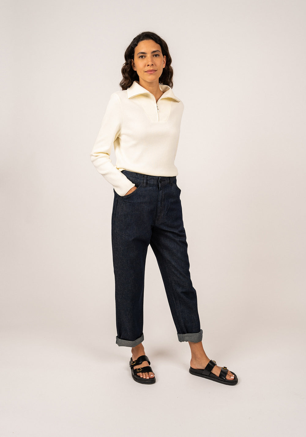 Pull Passerelle coton (ECUME)