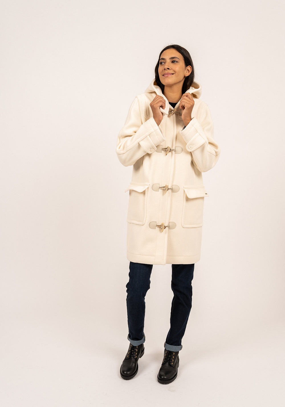 Duffle-coat Vénus (BLANC D'HIVER)
