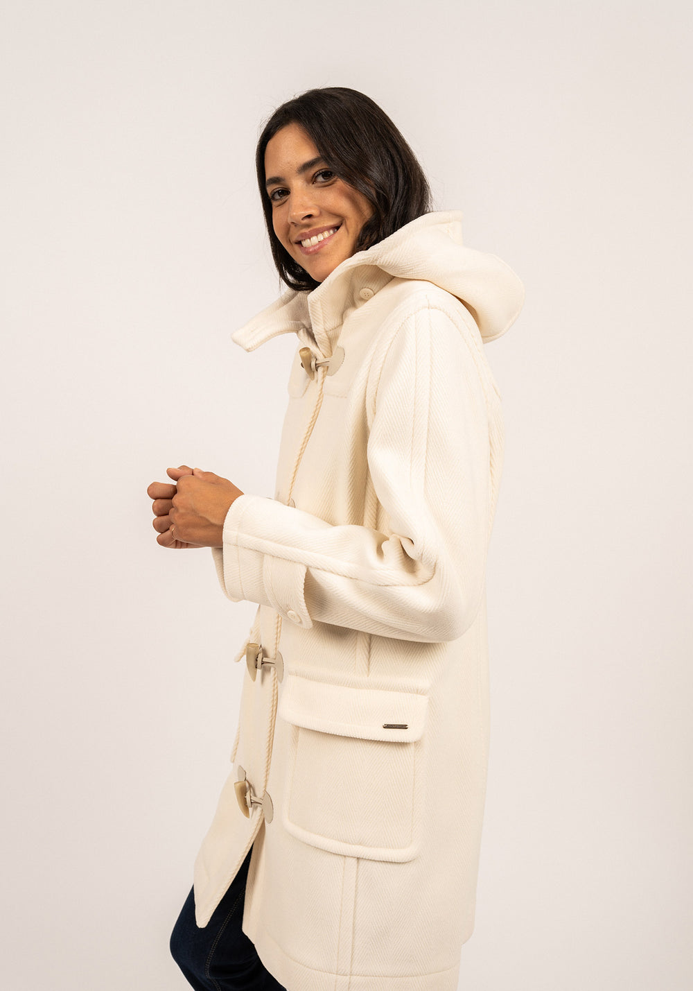 Duffle-coat Vénus (BLANC D'HIVER)