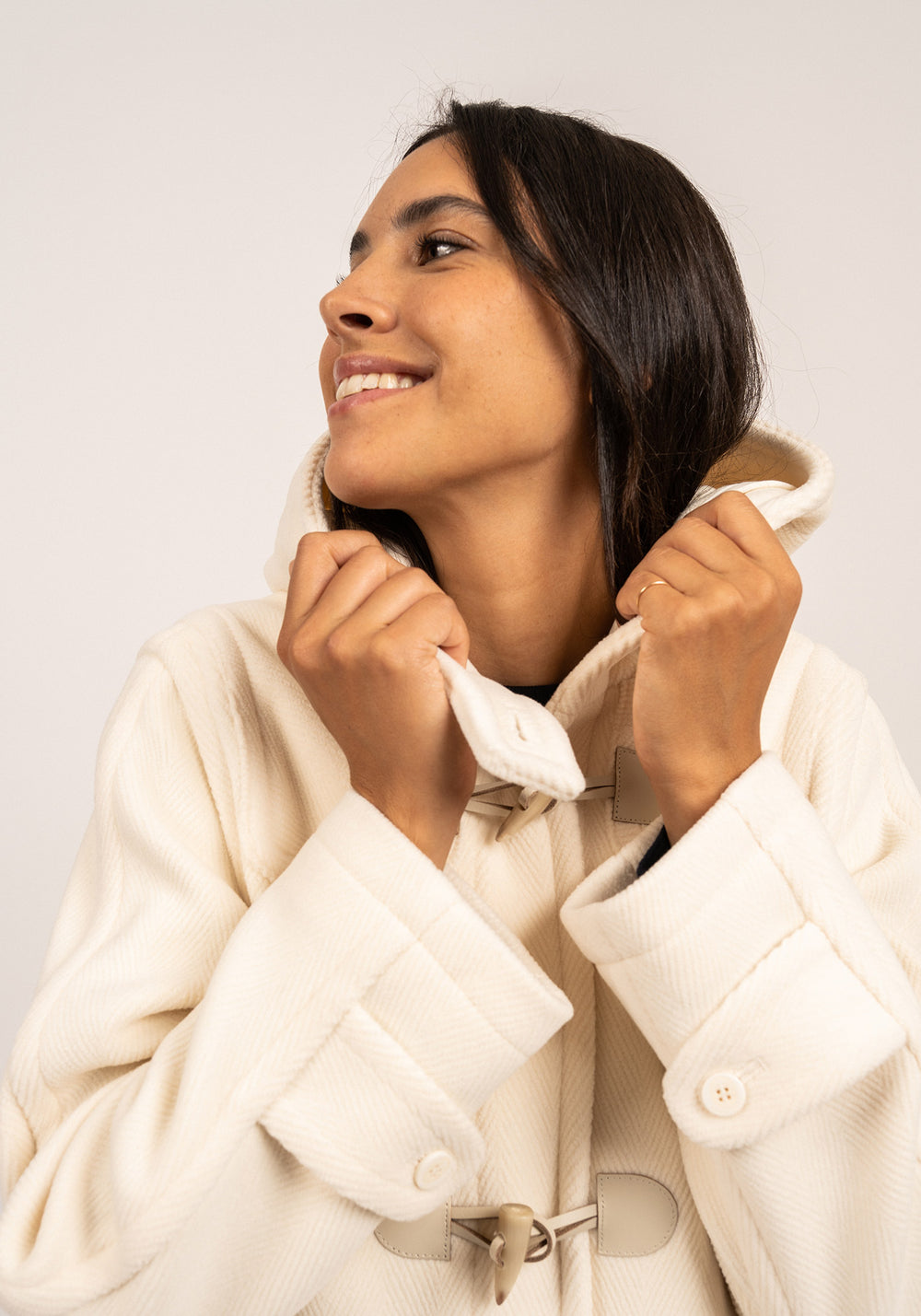 Duffle-coat Vénus (BLANC D'HIVER)