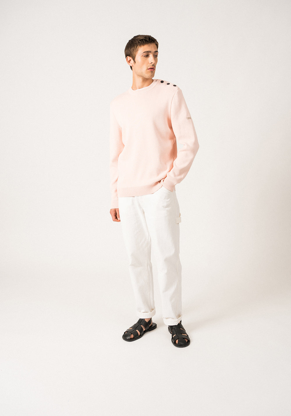 Pull Cancale Coton (POUDRE)