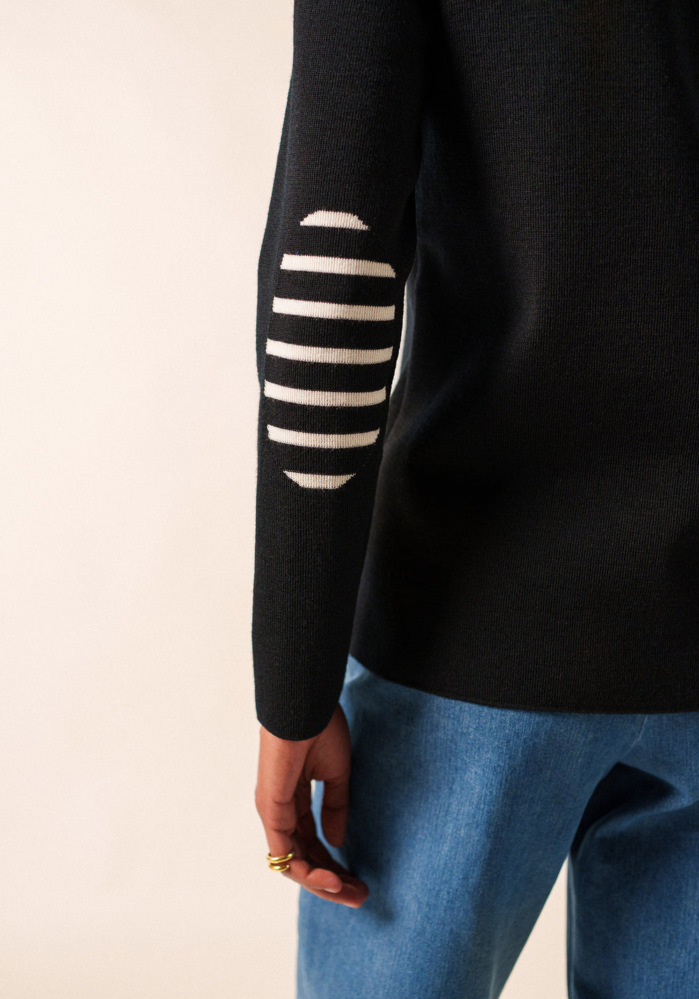 Pull marin Brégançon (NOIR)