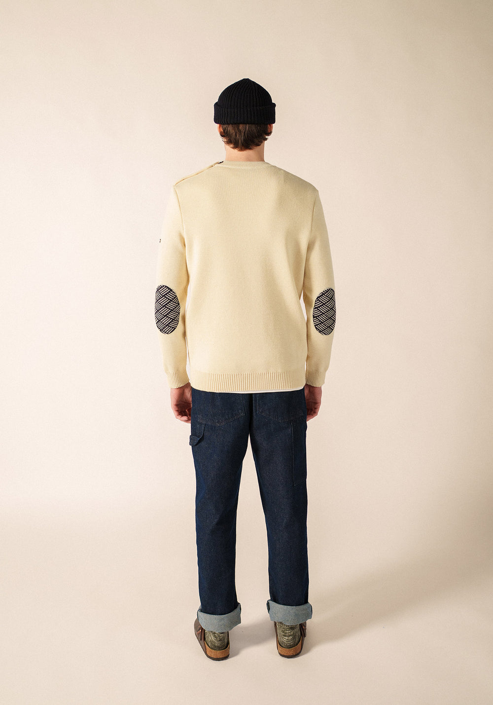 Pull marin Cancale Equipage (ECRU/MARINE)