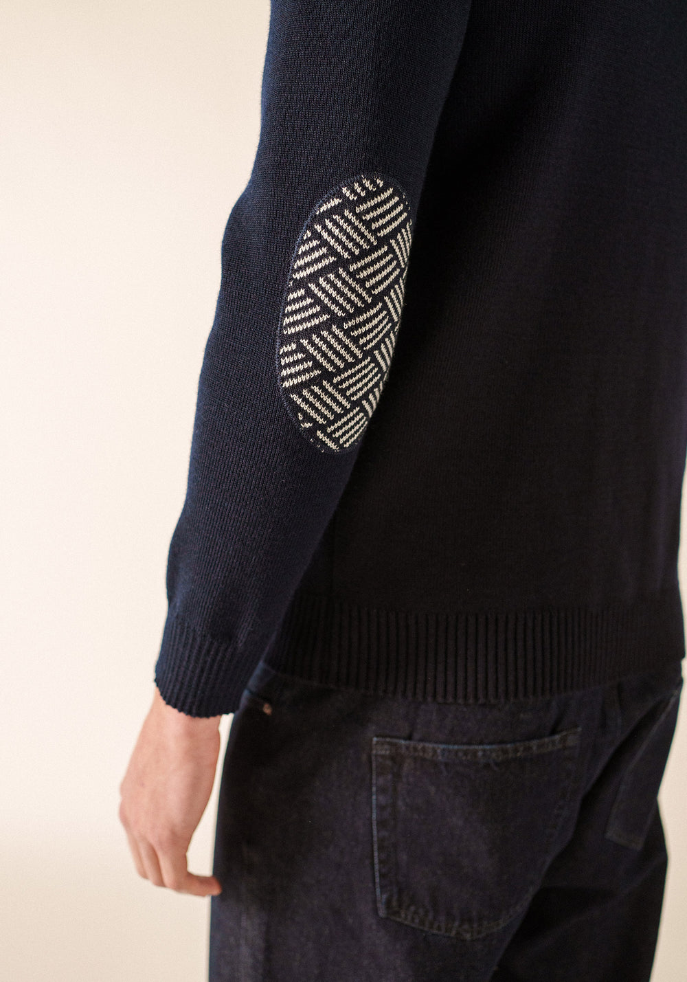 Pull marin Cancale Equipage (MARINE/ECRU)