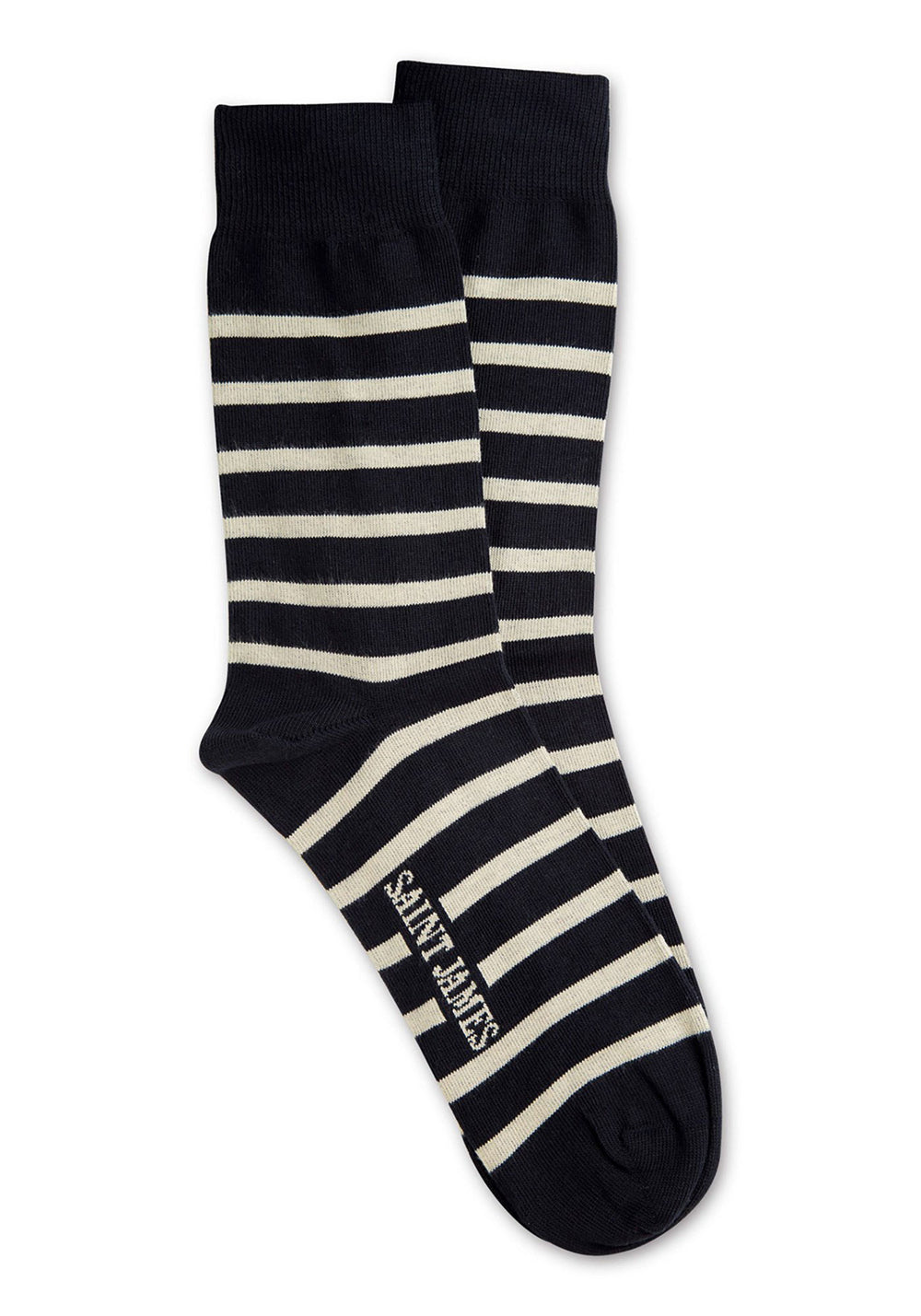 Chaussettes rayées (MARINE/ECRU)
