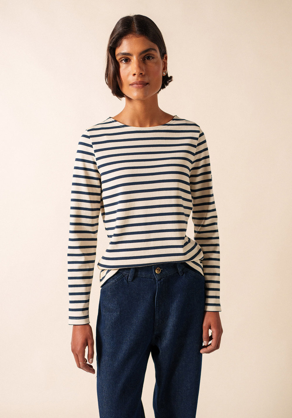 Marinière Méridame (ECRU/MARINE)