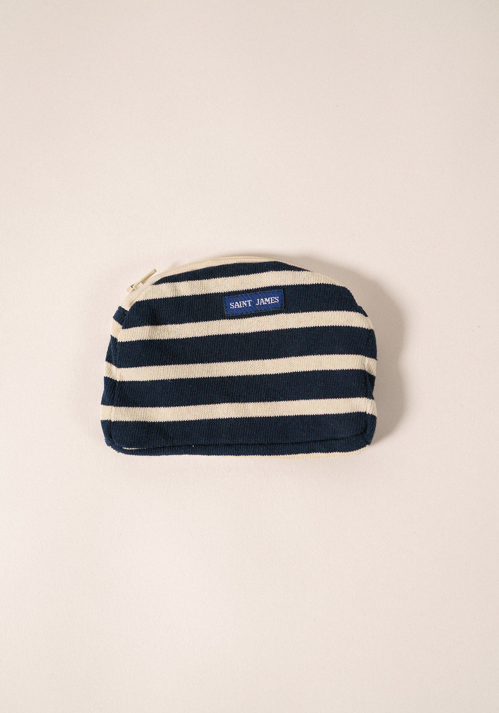 Mini trousse rayée (MARINE/ECRU)