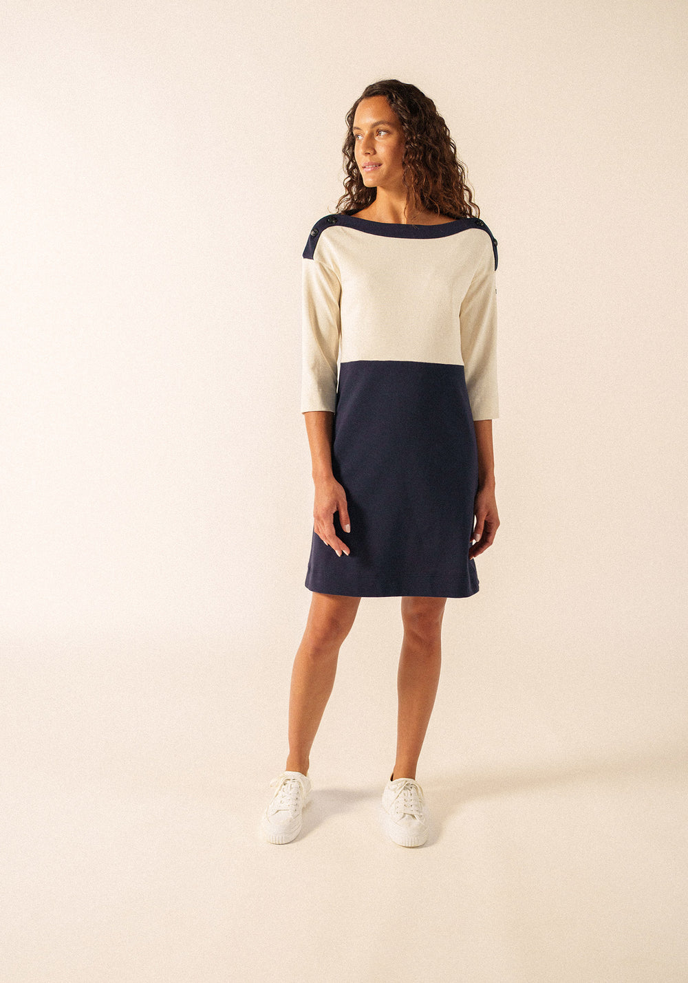 Robe Dali x Isabelle Ballu (NAVY/ECRU)