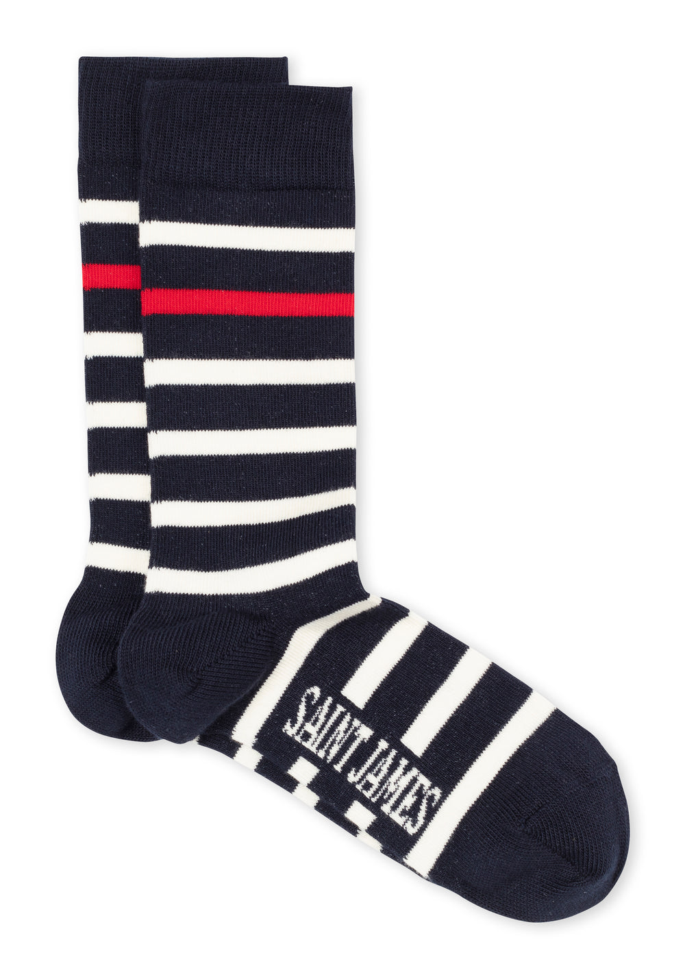 Chaussettes Naval (MARINE/ECUME/TULIPE)