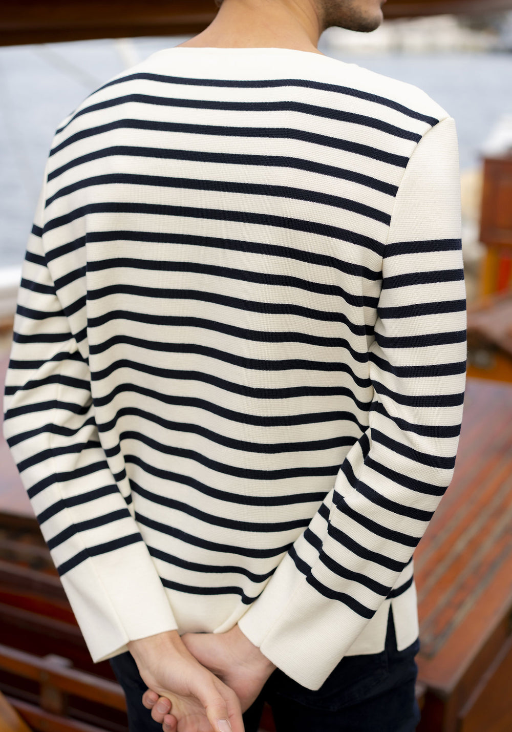 Marinière Aconit x Marine nationale (ECRU/MARINE)