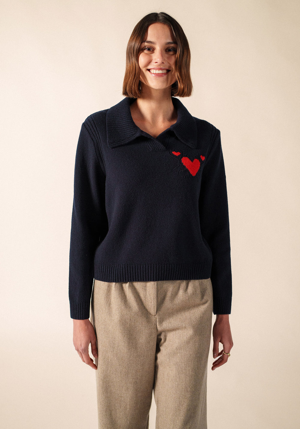 Pull Portune (NAVY/TULIPE)