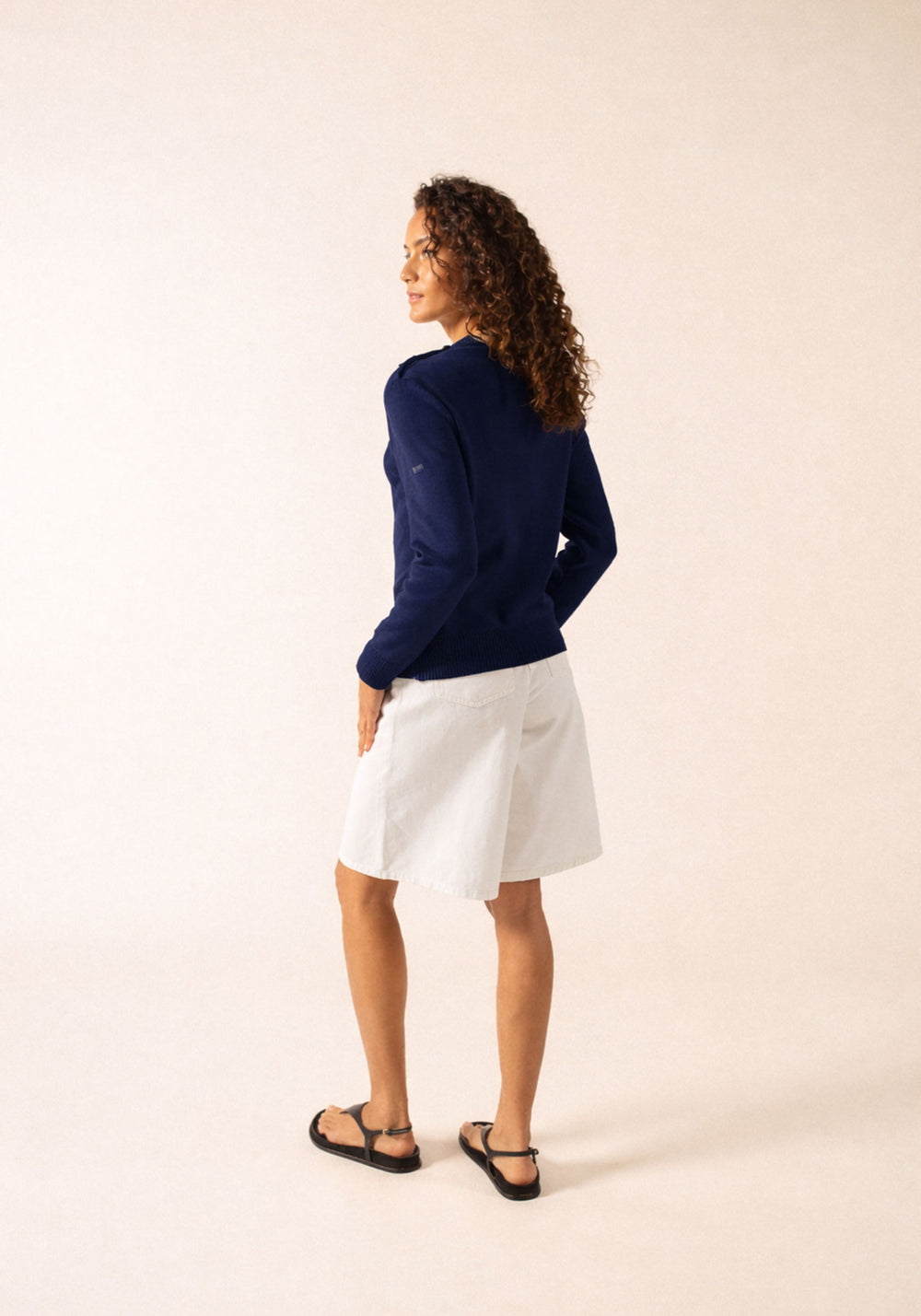 Pull Cancale Coton (MARINE)