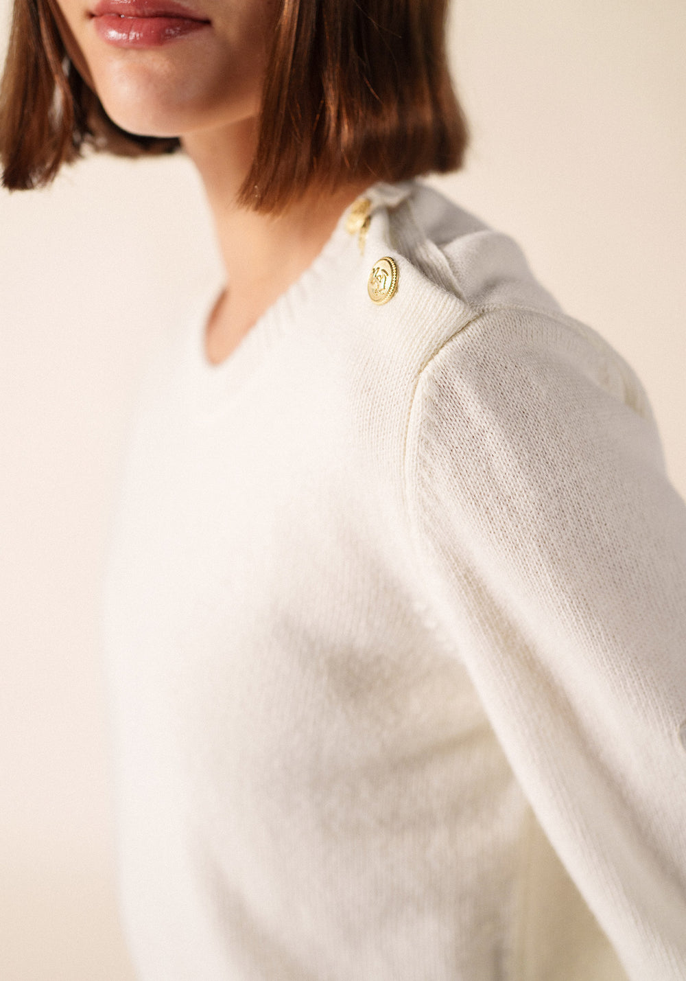 Pull Talmine (BLANC D'HIVER)
