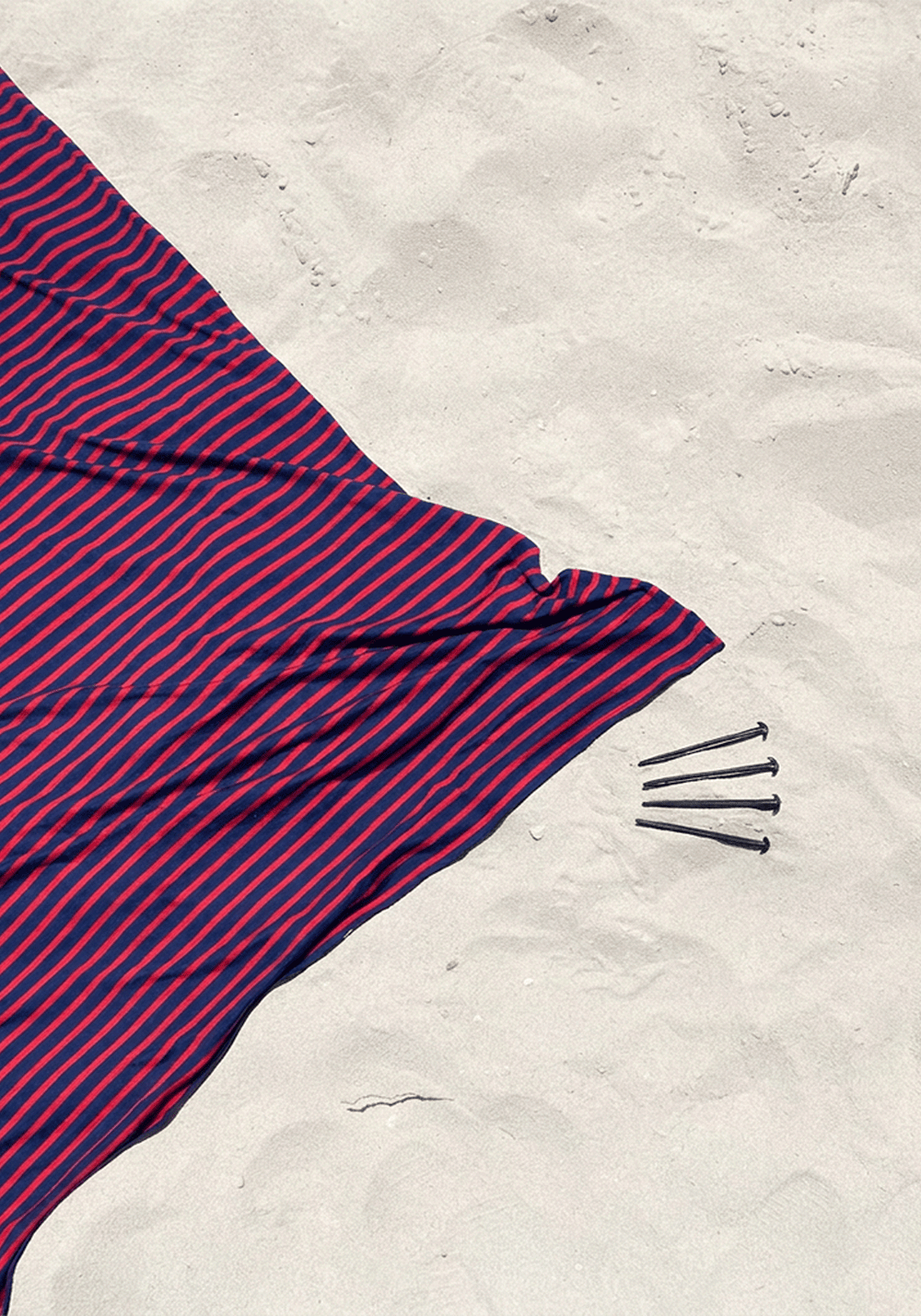 Drap de plage XXL x Obaba (MARINE/TULIPE)