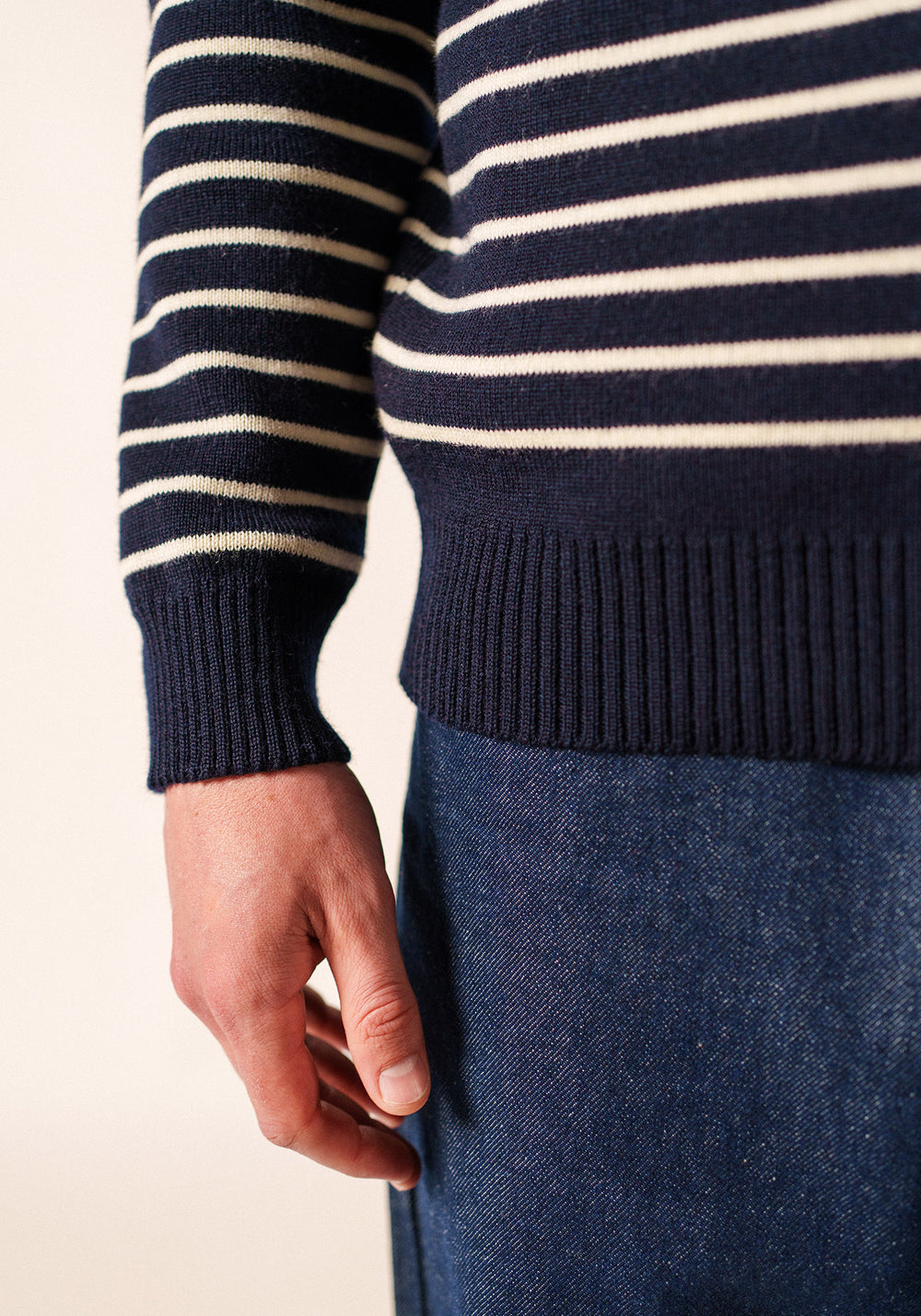 Pull marin Binic (MARINE/ECRU)