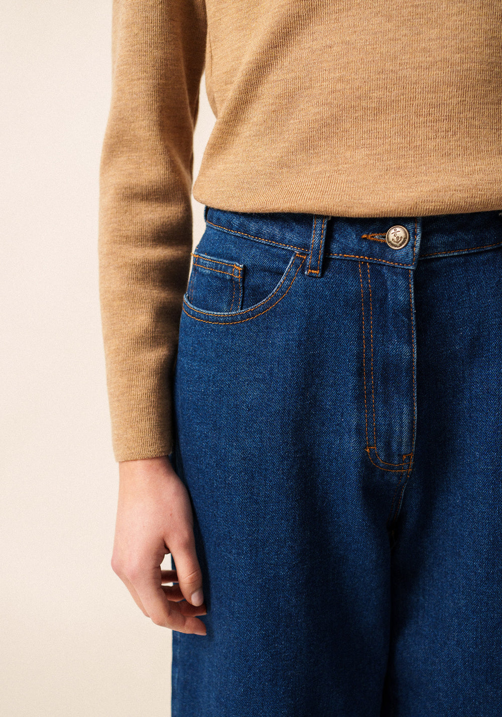 Pull marin Marée (BEIGE FONCE)