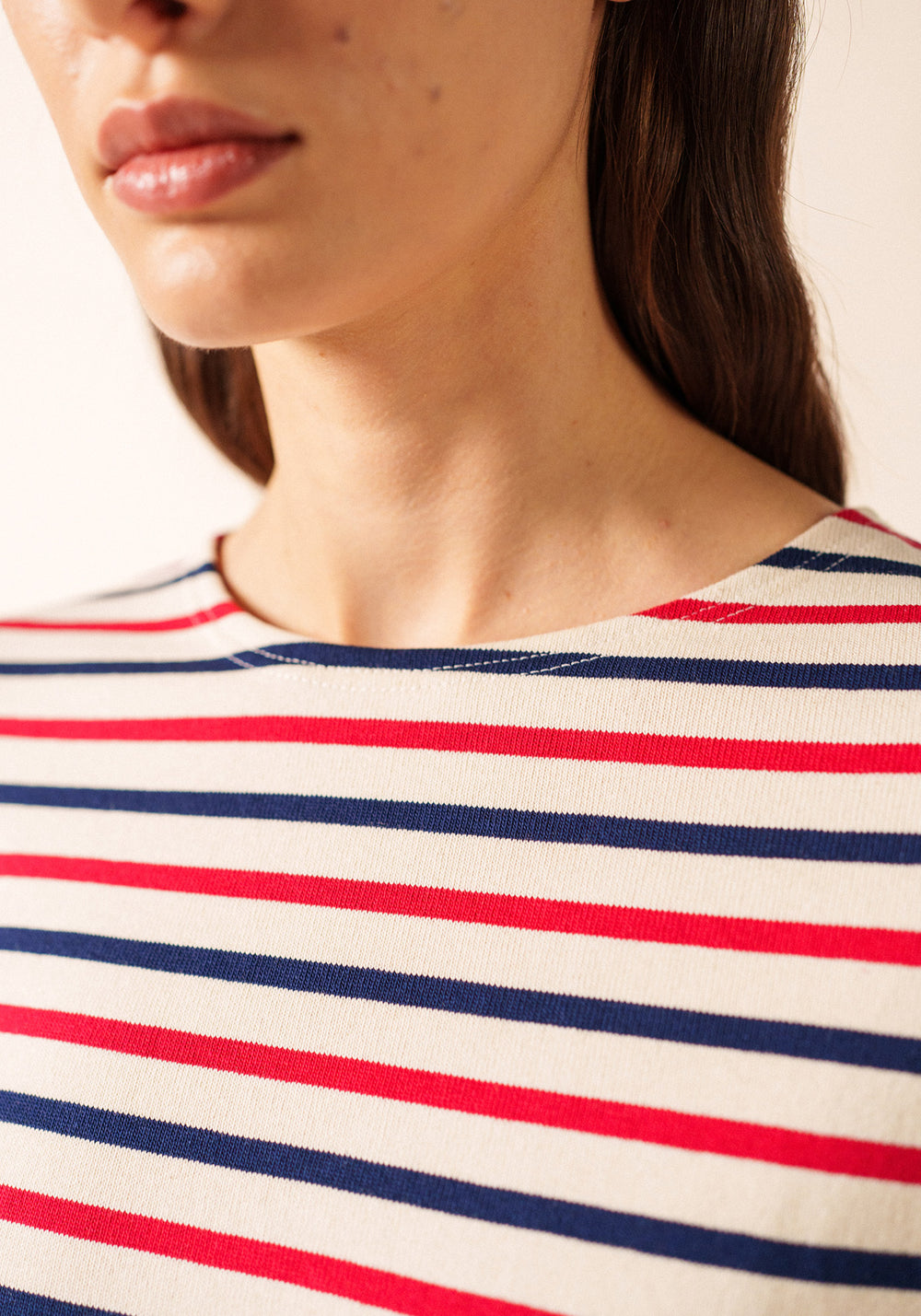 Marinière Méridame (ECRU/MARINE/TULIPE)