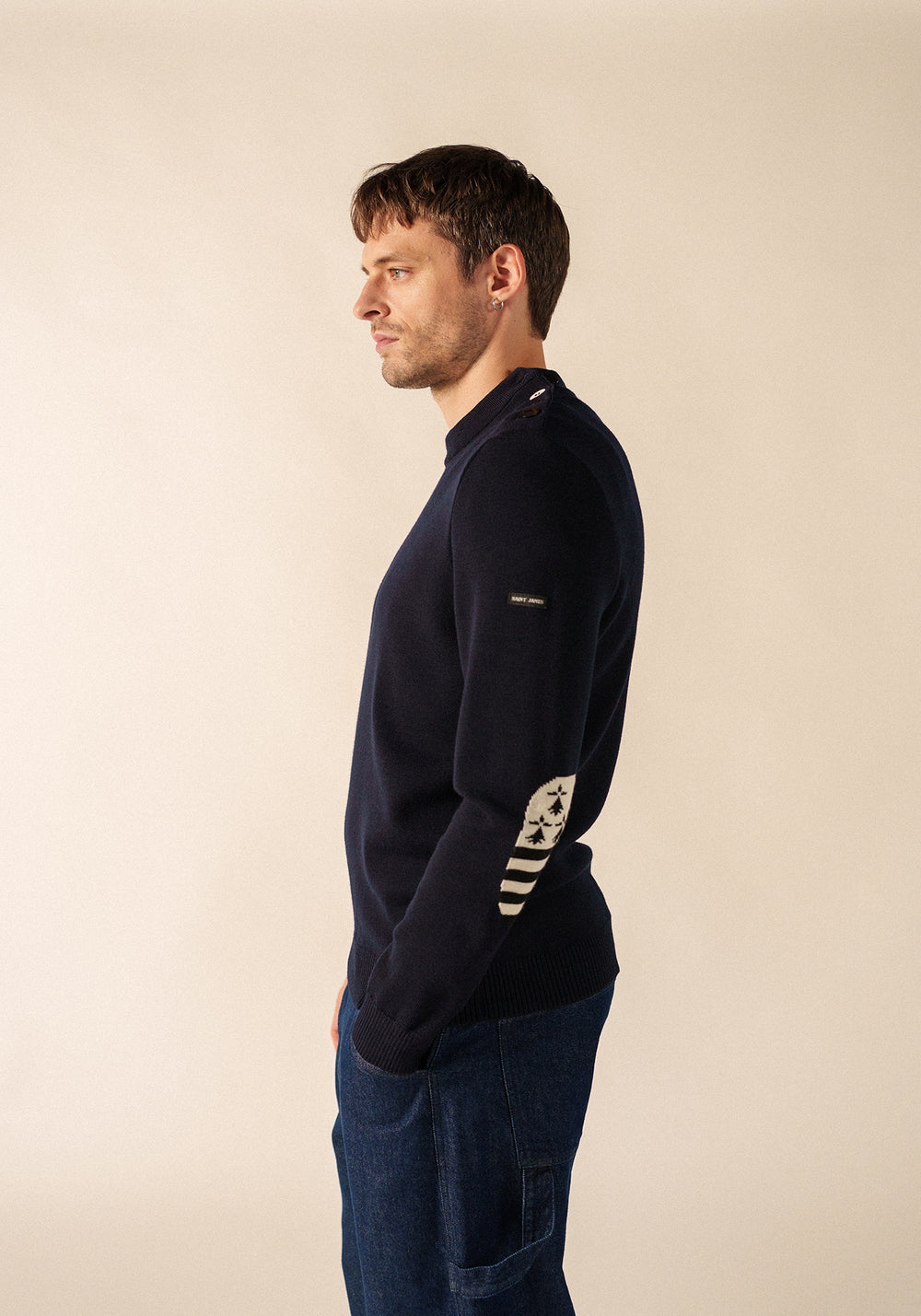 Pull Mondiovision Bretagne (NAVY/MULTICO)