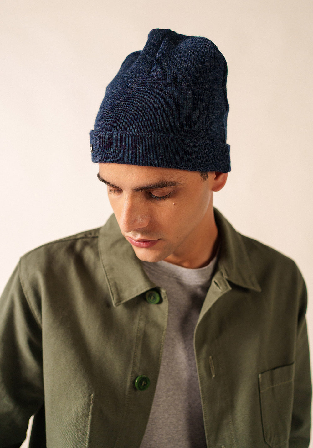 Bonnet de quart (BLEU CHINE)