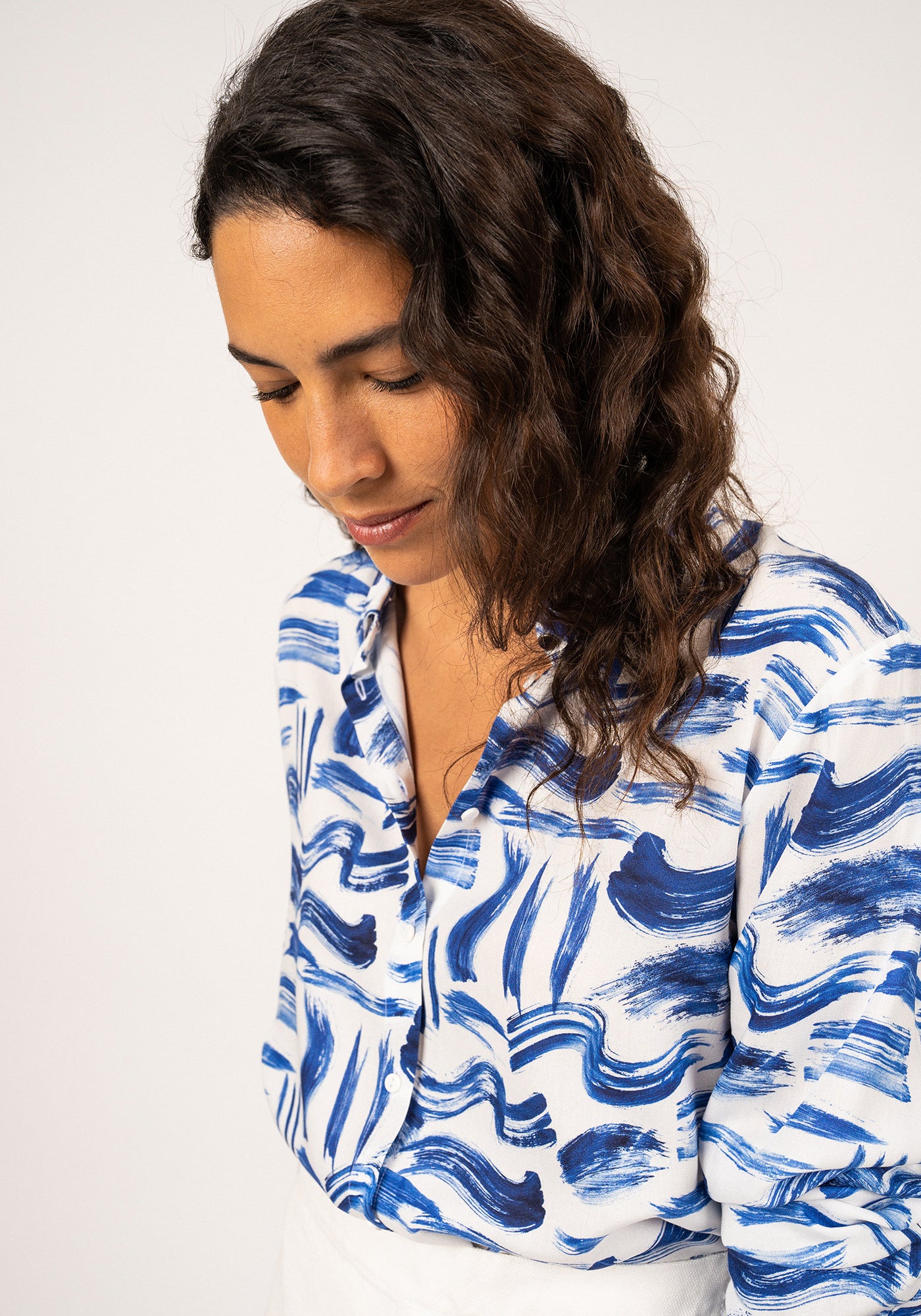 Chemise Malaury (BLANC/INDIGO)