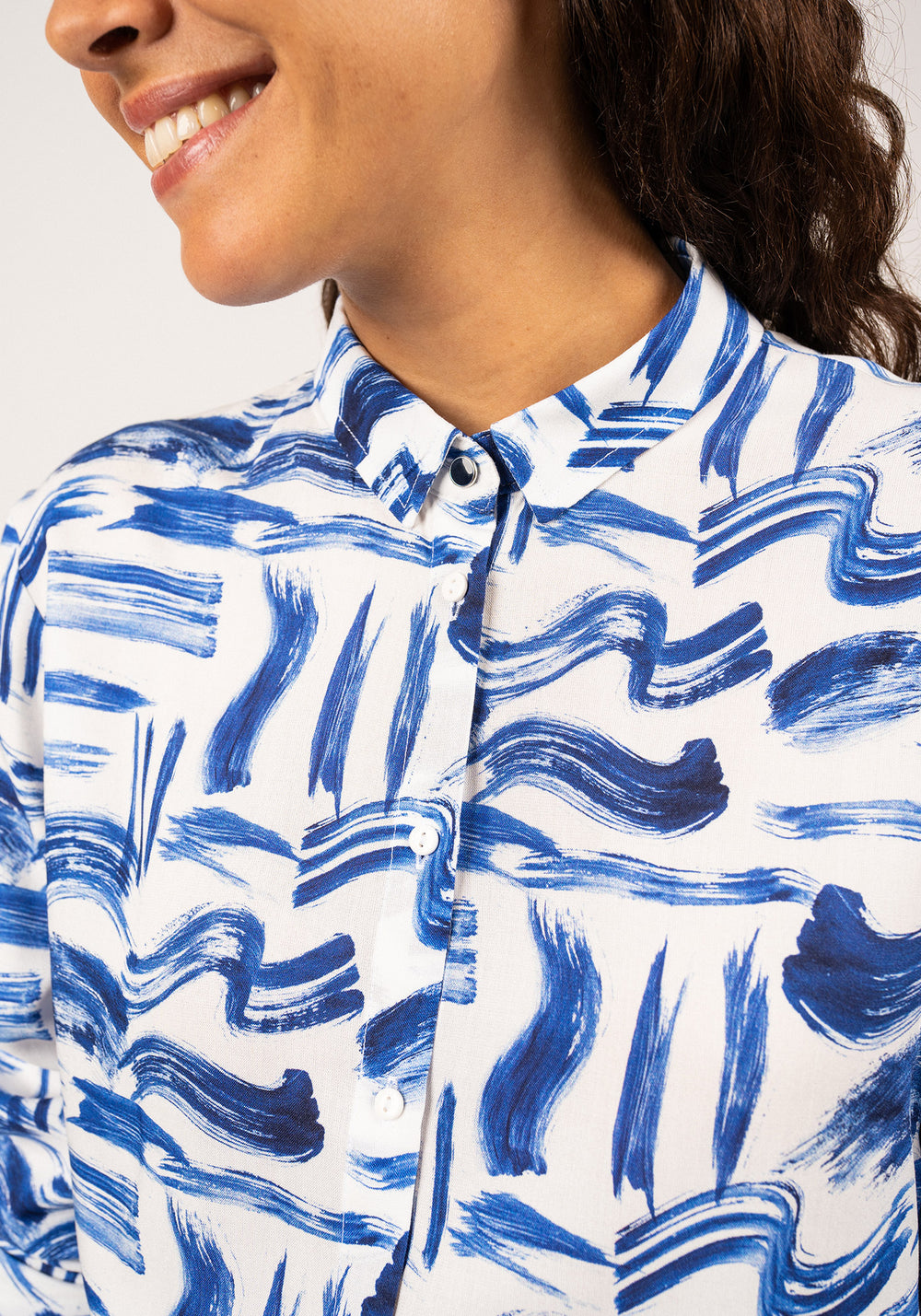 Chemise Malaury (BLANC/INDIGO)