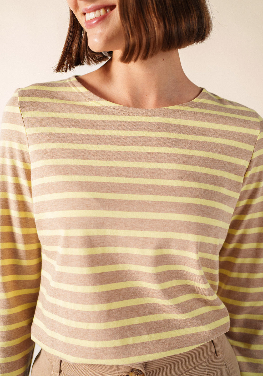 Marinière Minquidame (BEIGE CHINE/AUBE)