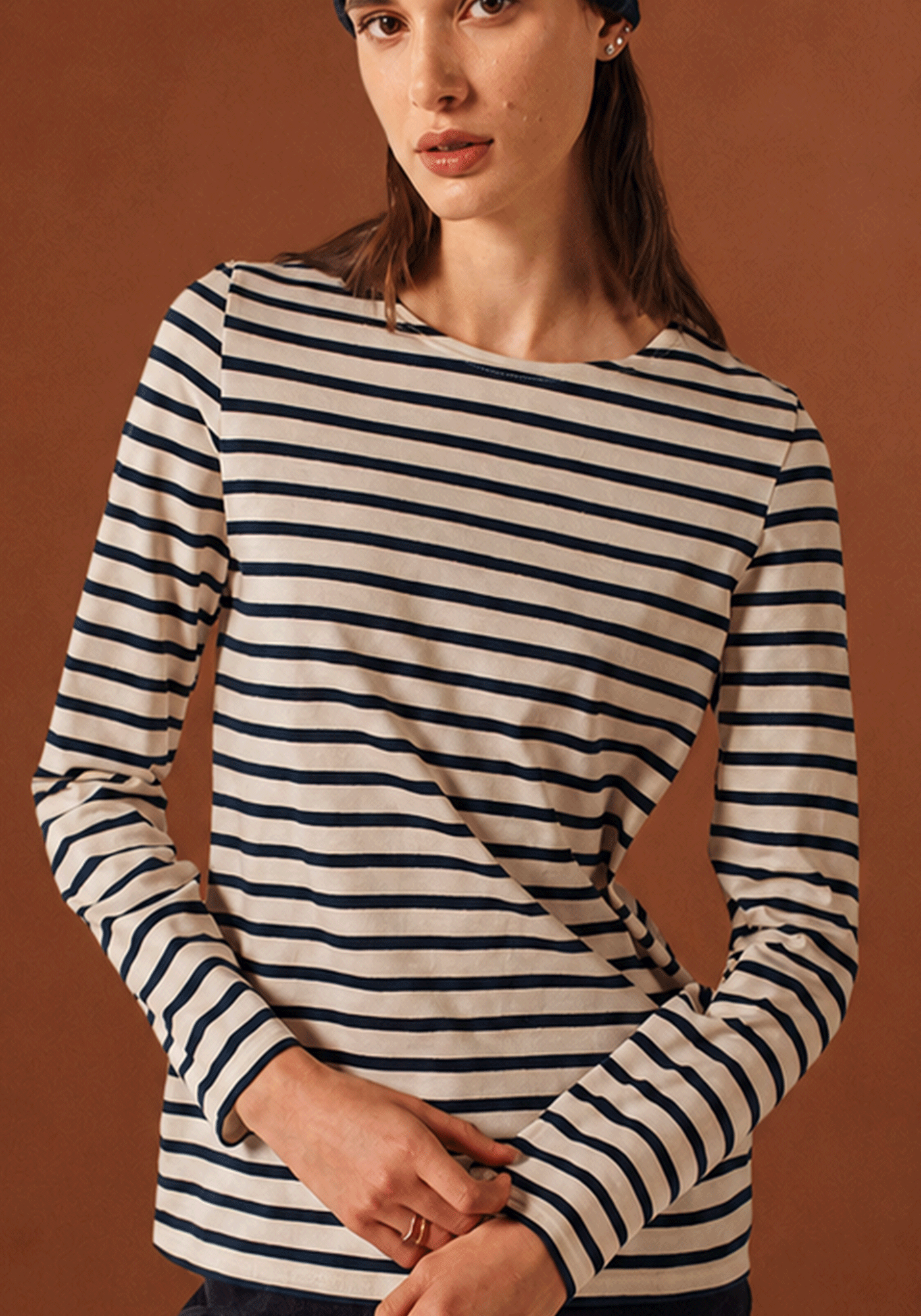 Marinière Minquidame (ECRU/MARINE)