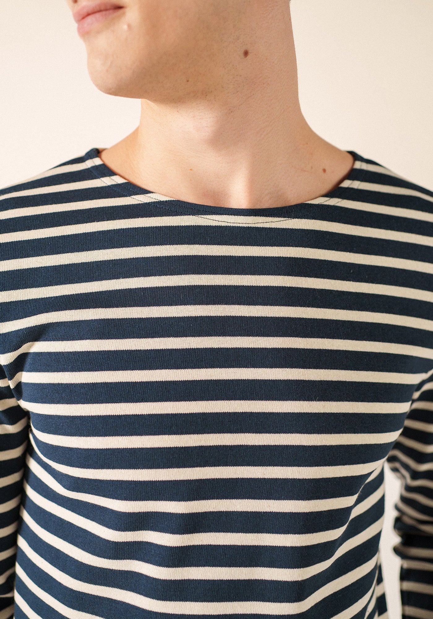 Marinière Méridien coudères (MARINE/ECRU/TULIPE)