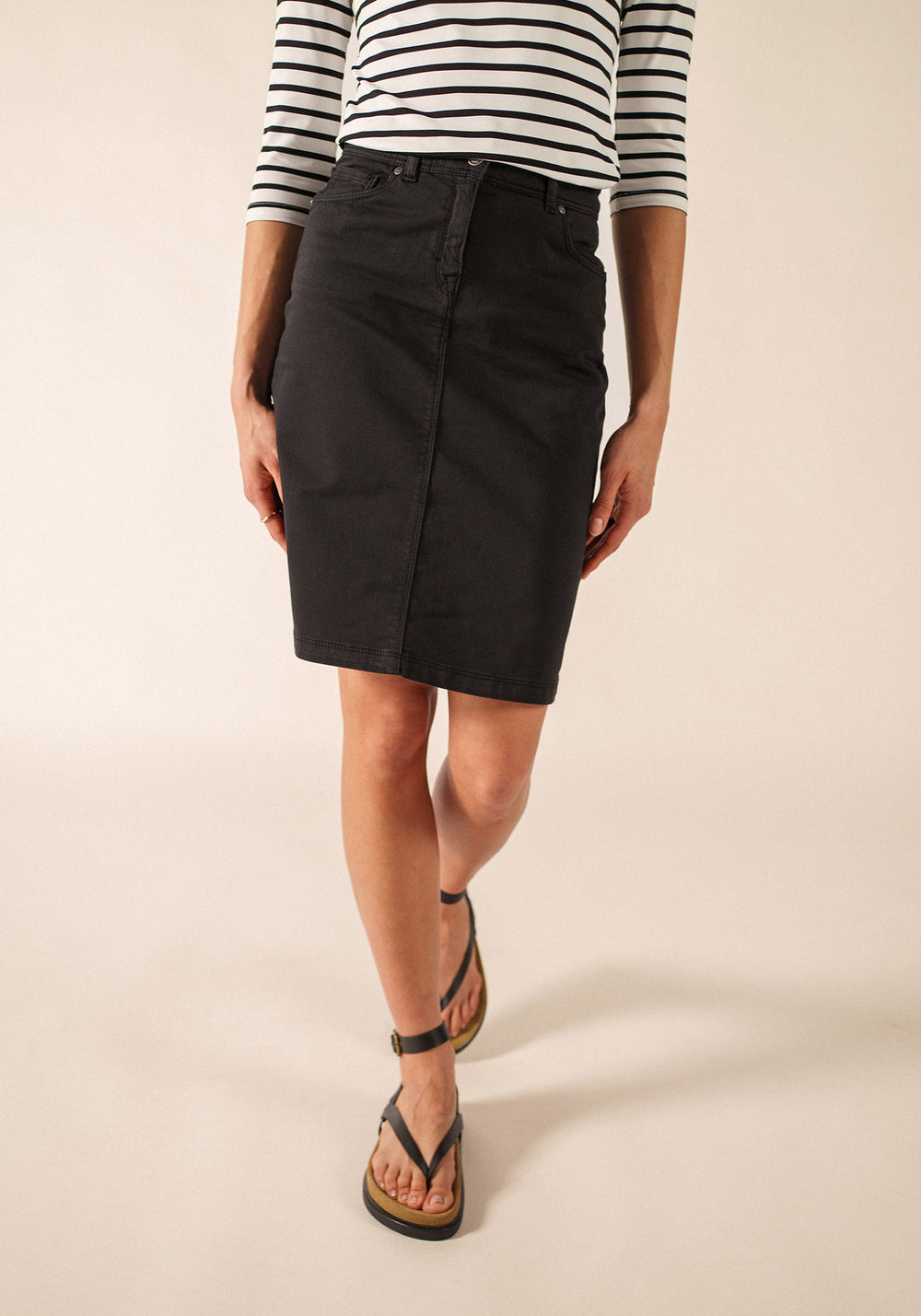 Jupe Elfy Couleur (NAVY)