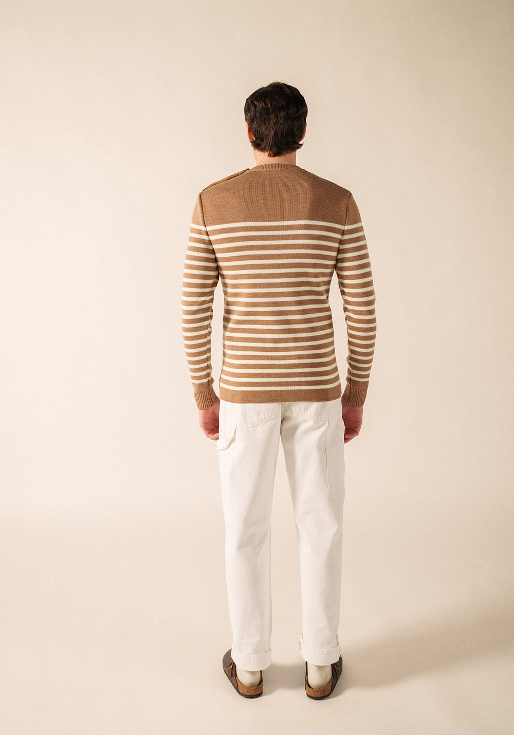 Pull marin Rochefort (BEIGE FONCE/ECUME)