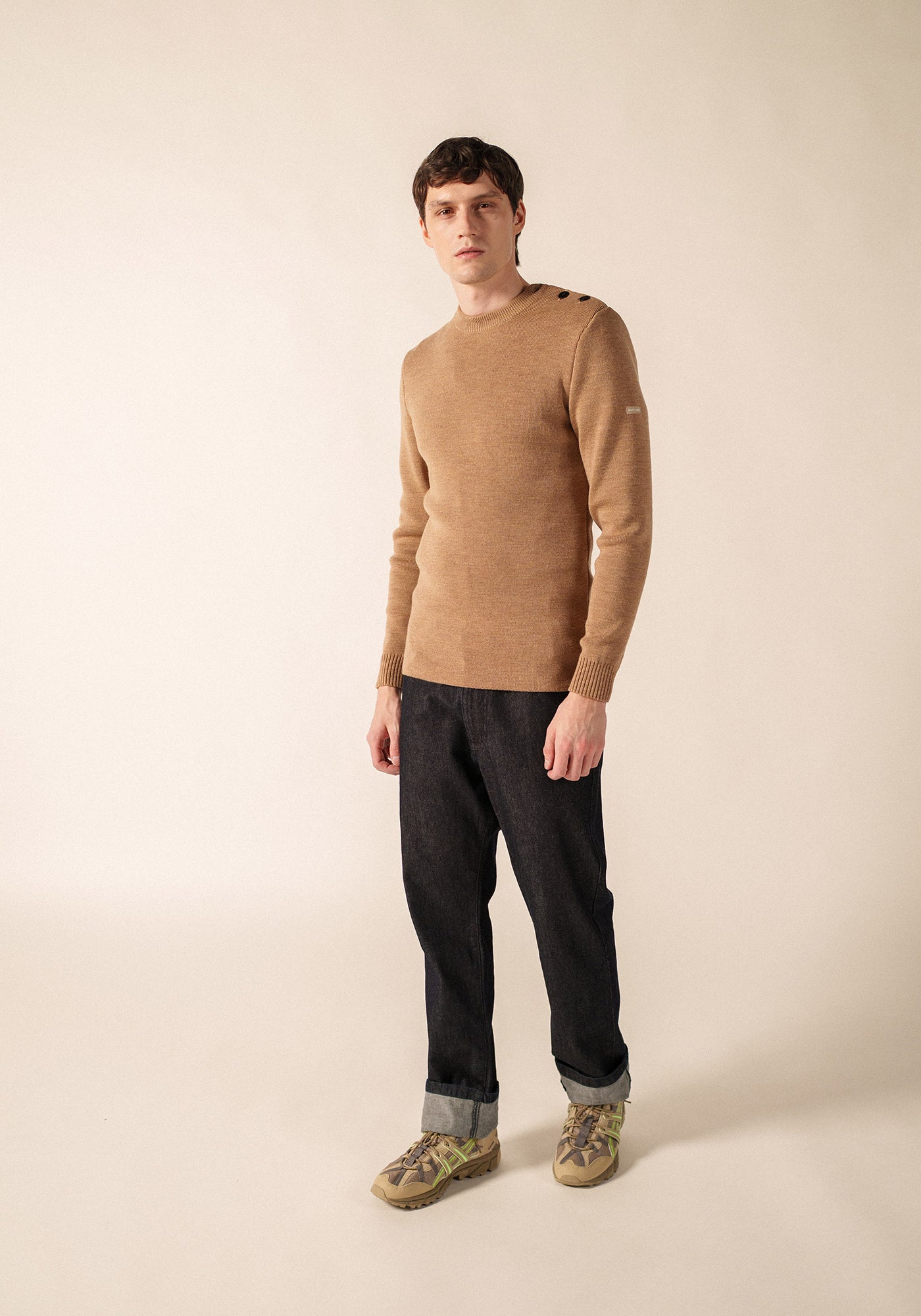 Pull marin Rochefort (BEIGE FONCE)
