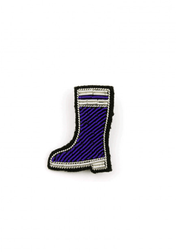 Broche Botte x Macon & Lesquoy (BLEU/BLANC)