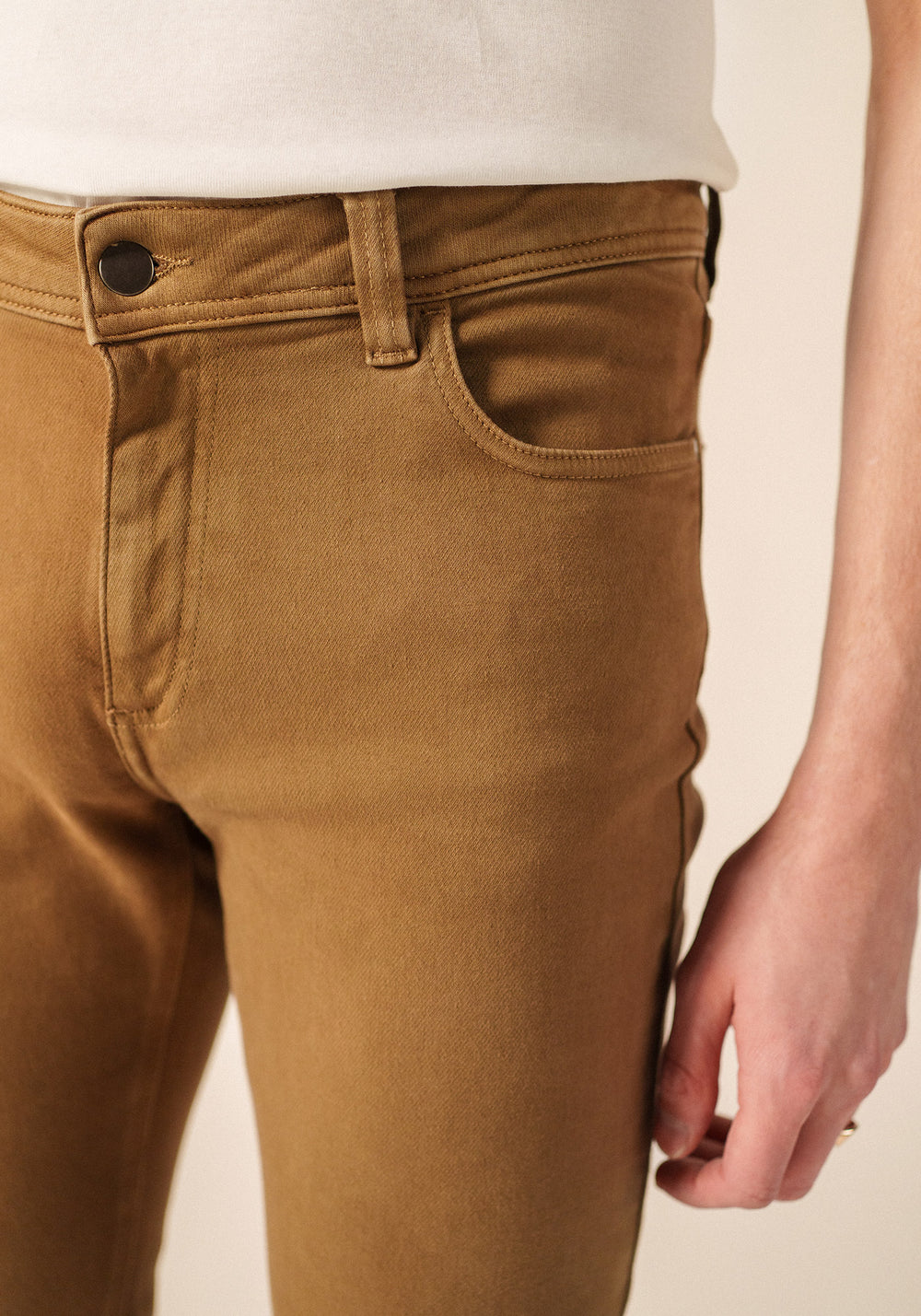 Pantalon Jasper Couleur (BEIGE FONCE)