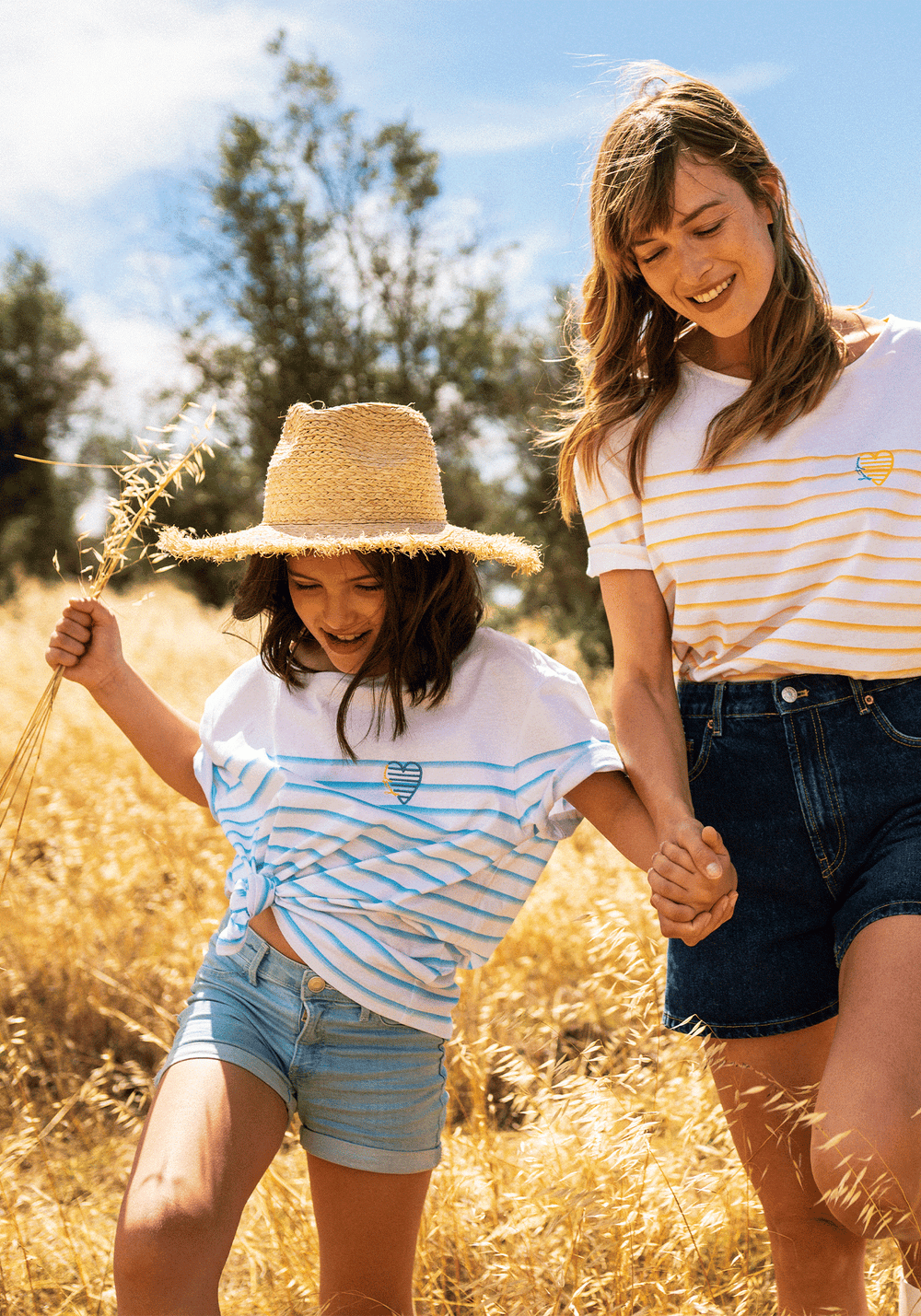 T-shirt enfant Clara (BLANC/POEME)