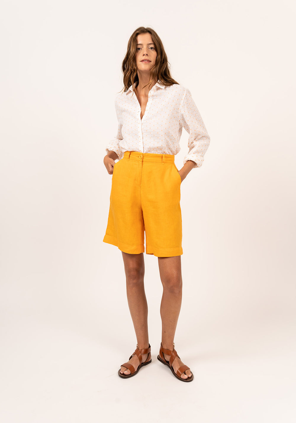 Chemise Alexia (BLANC/TANGO)