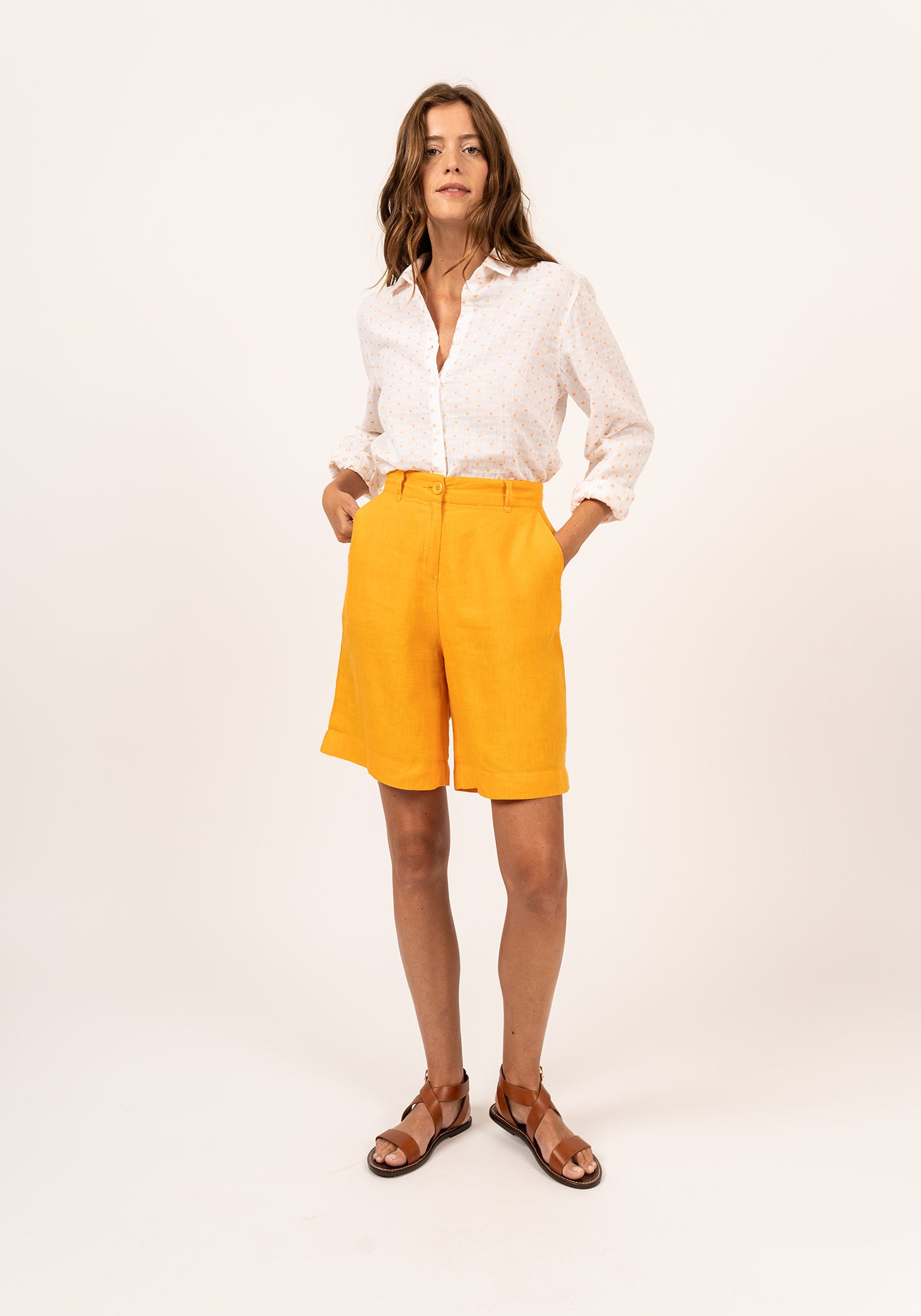 Chemise Alexia (BLANC/TANGO)