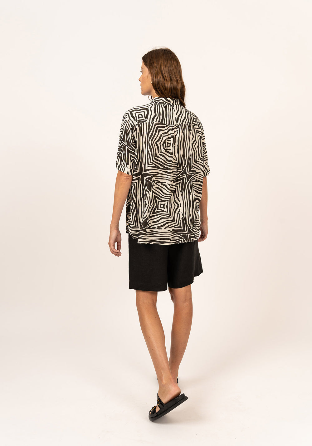 Chemise Awena (ECUME/NOIR)