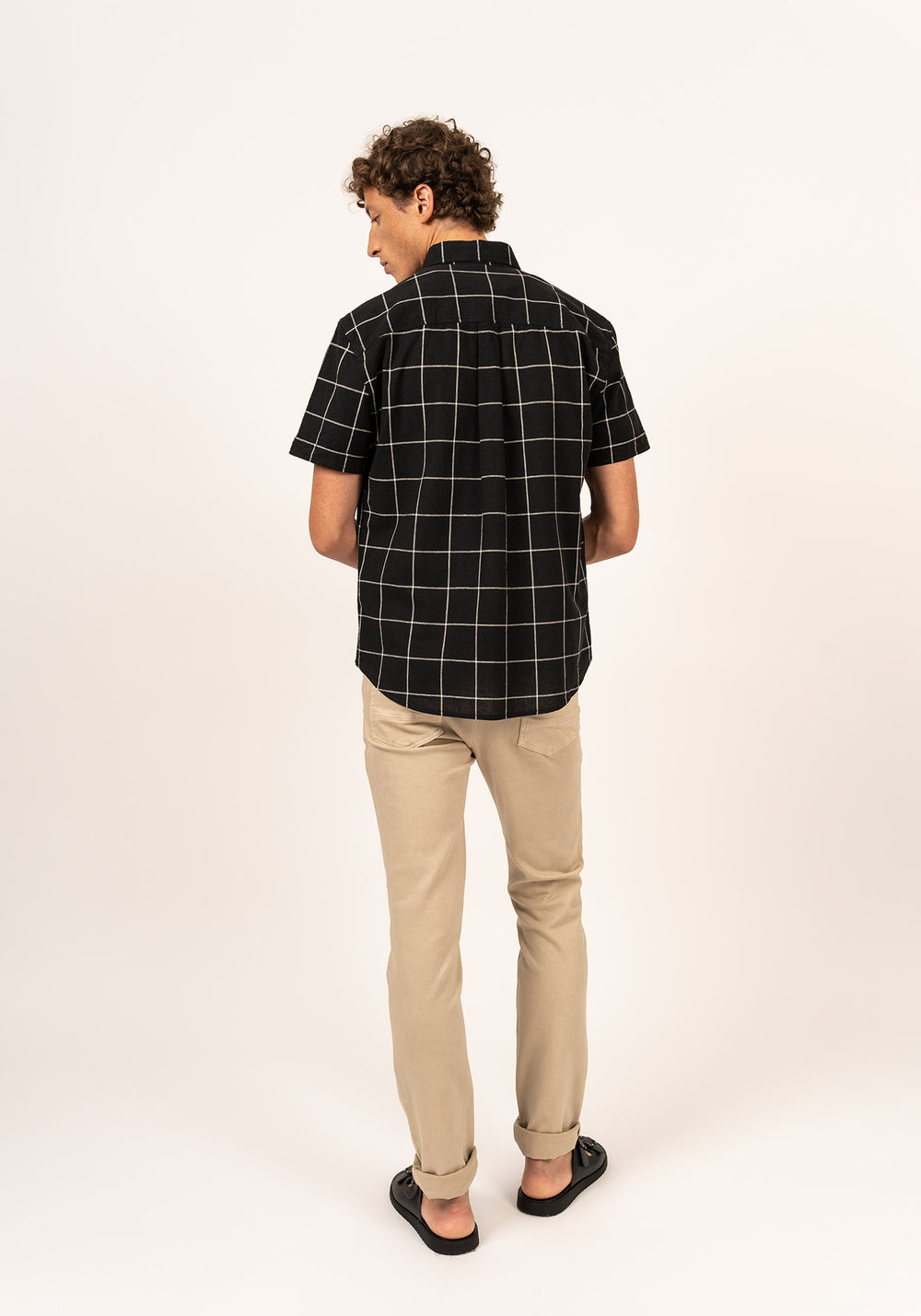 Chemise Maël (NOIR/CRAIE)