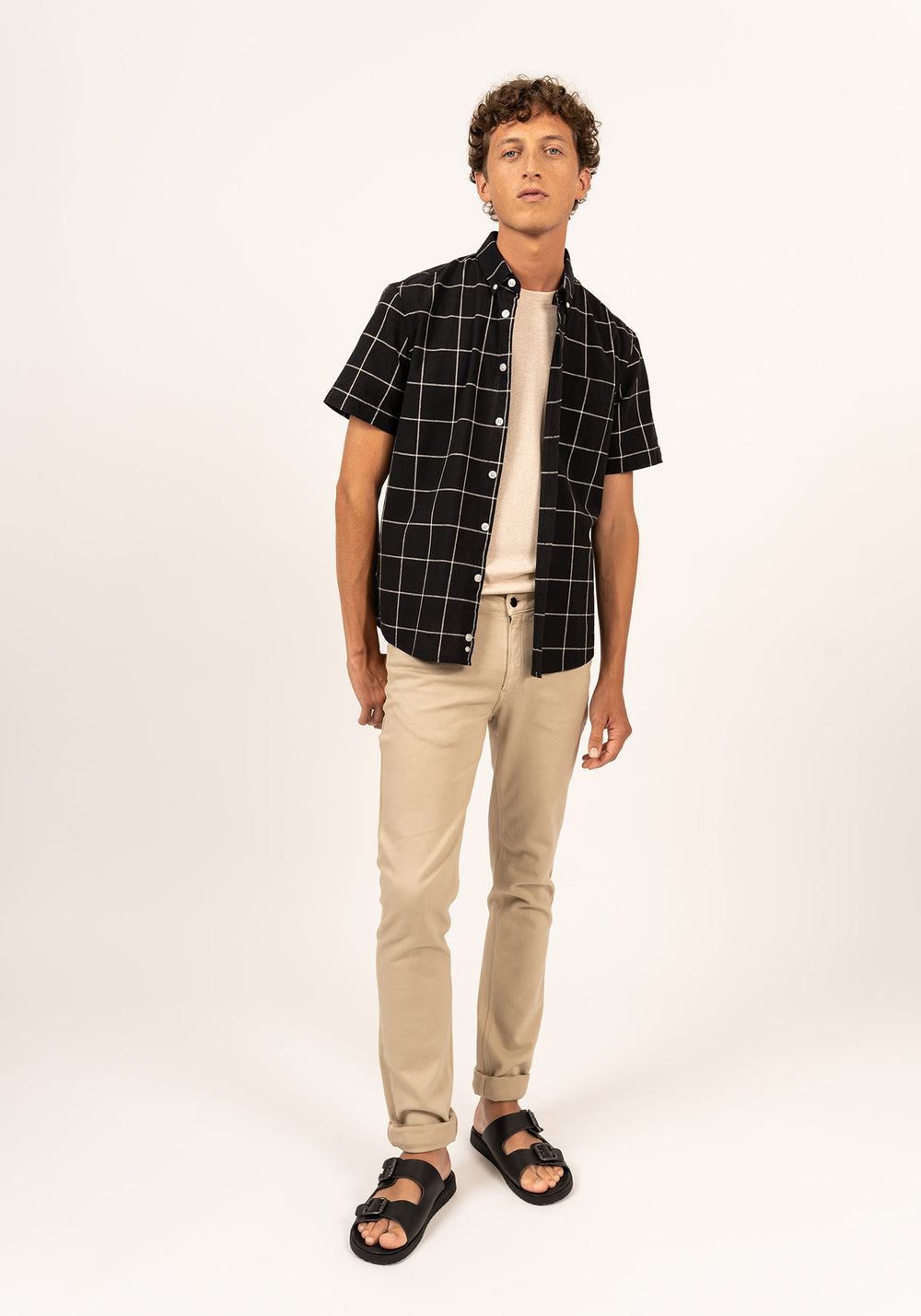 Chemise Maël (NOIR/CRAIE)