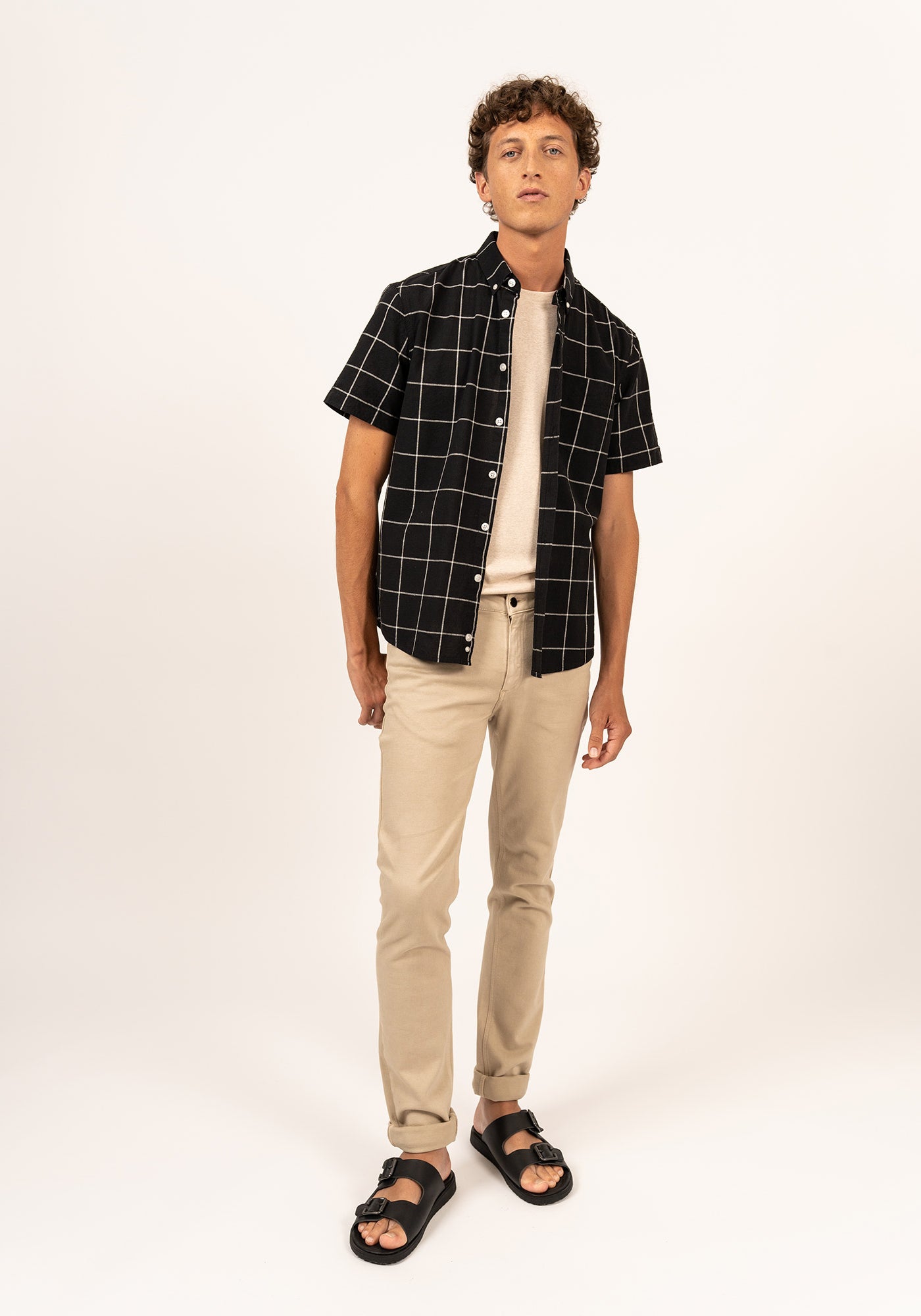 Chemise Maël (NOIR/CRAIE)