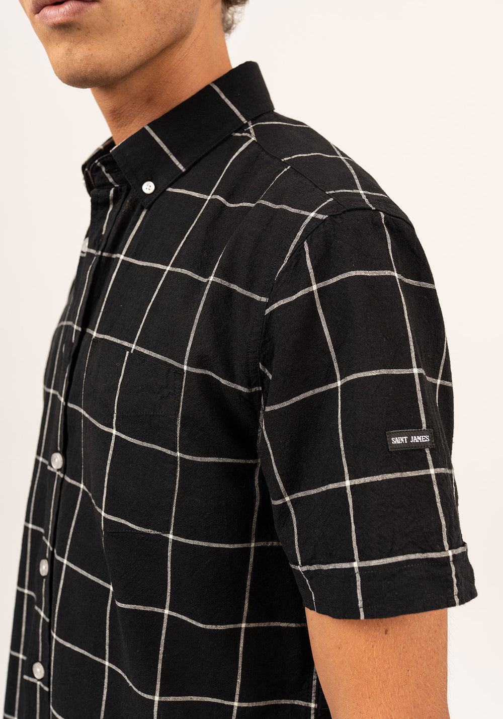Chemise Maël (NOIR/CRAIE)