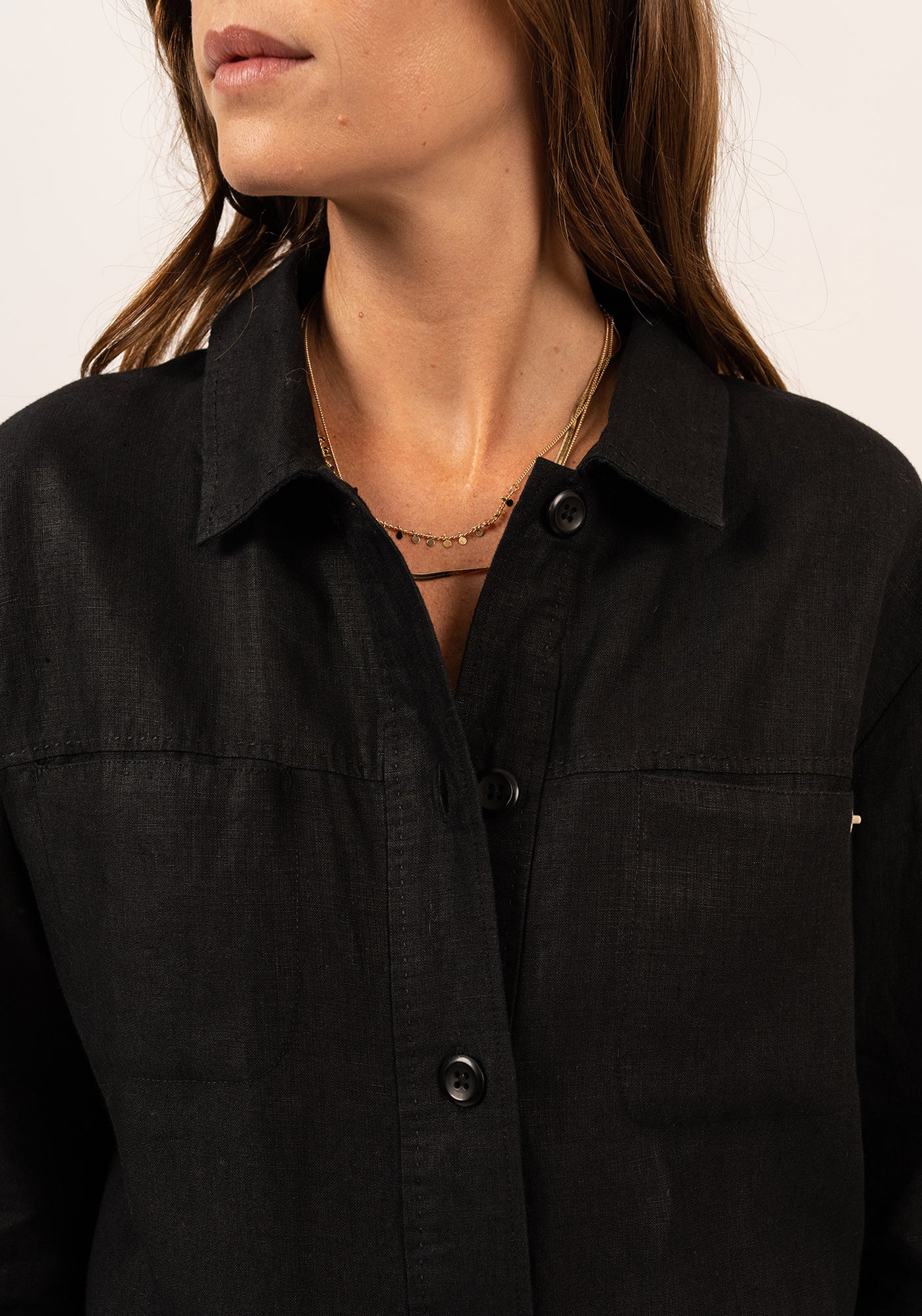 Surchemise Justine (NOIR)