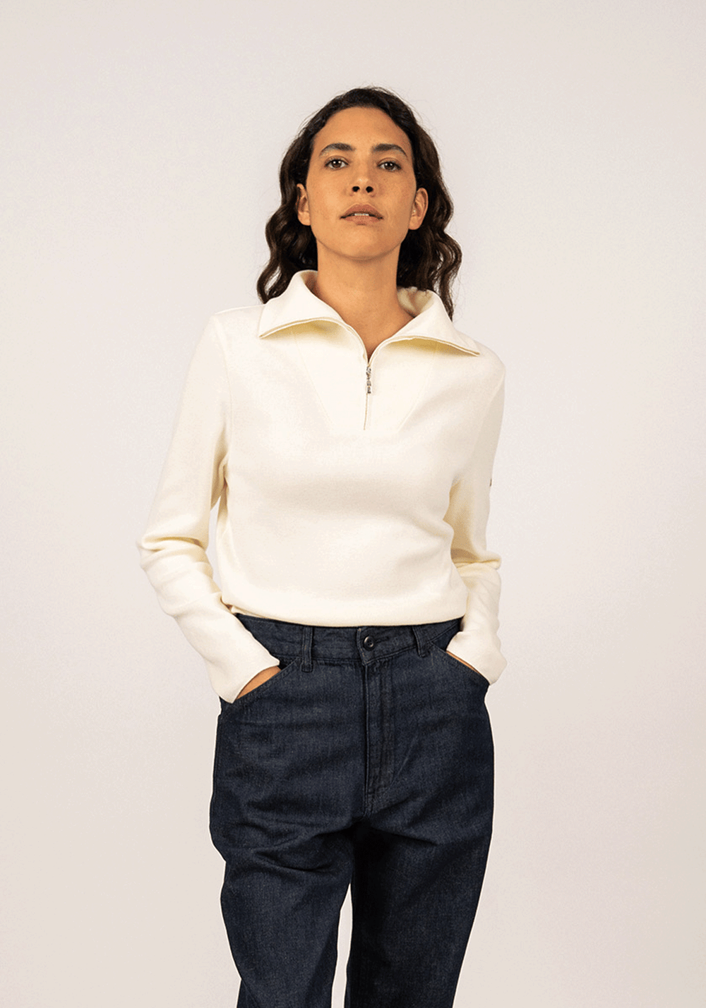 Pull Passerelle coton (ECUME)
